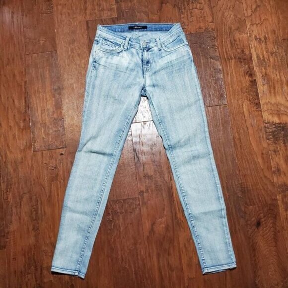 𝅺J Brand Skinny Leg Afterlife Light Blue Wash Jeans sz 26 - Picture 2 of 8